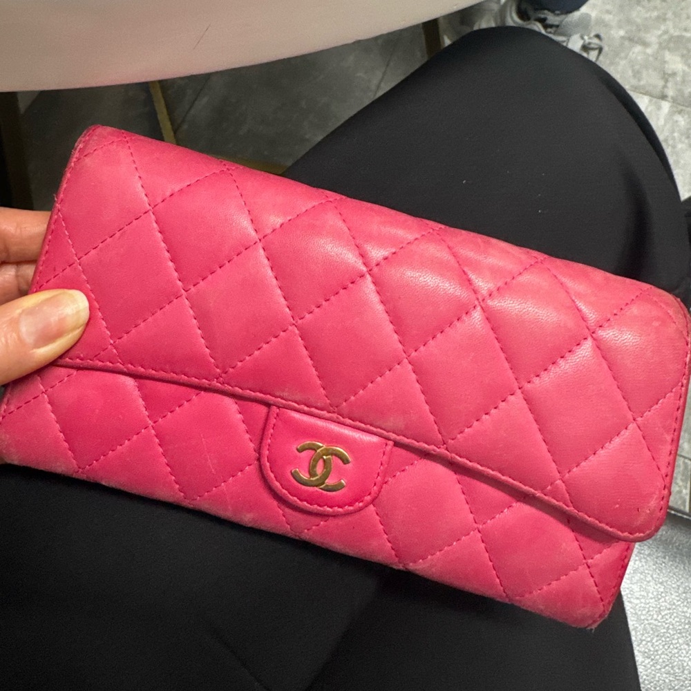 CHANEL Long Wallet Matelasse Barbie pink - Picture 17 of 17